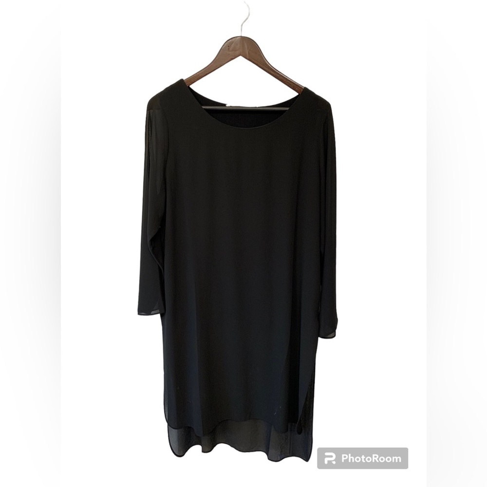 Soft Surroundings Jennifer Blouse Black Medium